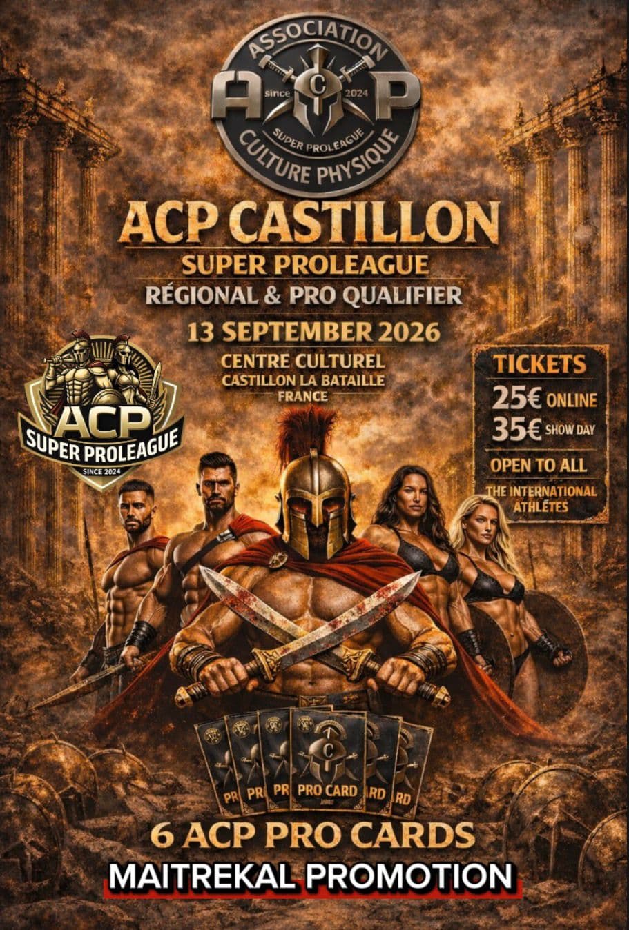 Affiche officielle — Regional & Pro Qualifier, Castillon-la-Bataille